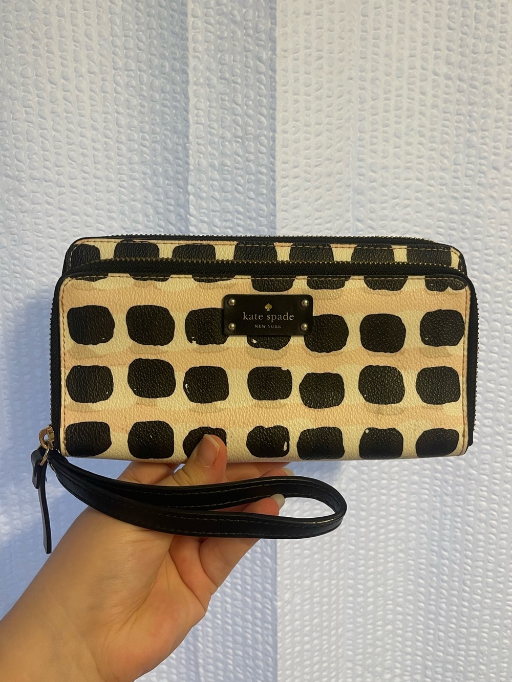 38. Large Kate Spade wallet wristlet.